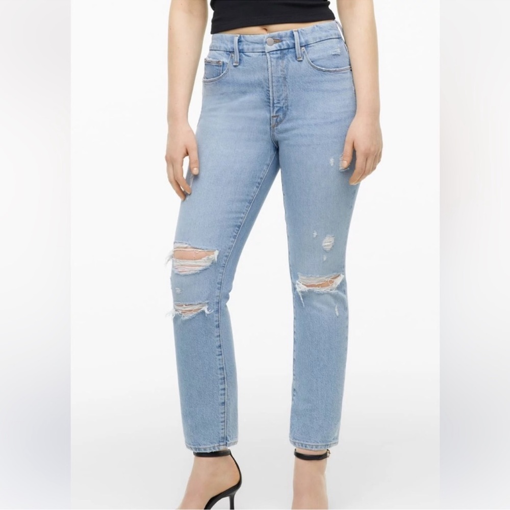 Good American zara Classic slim jeans